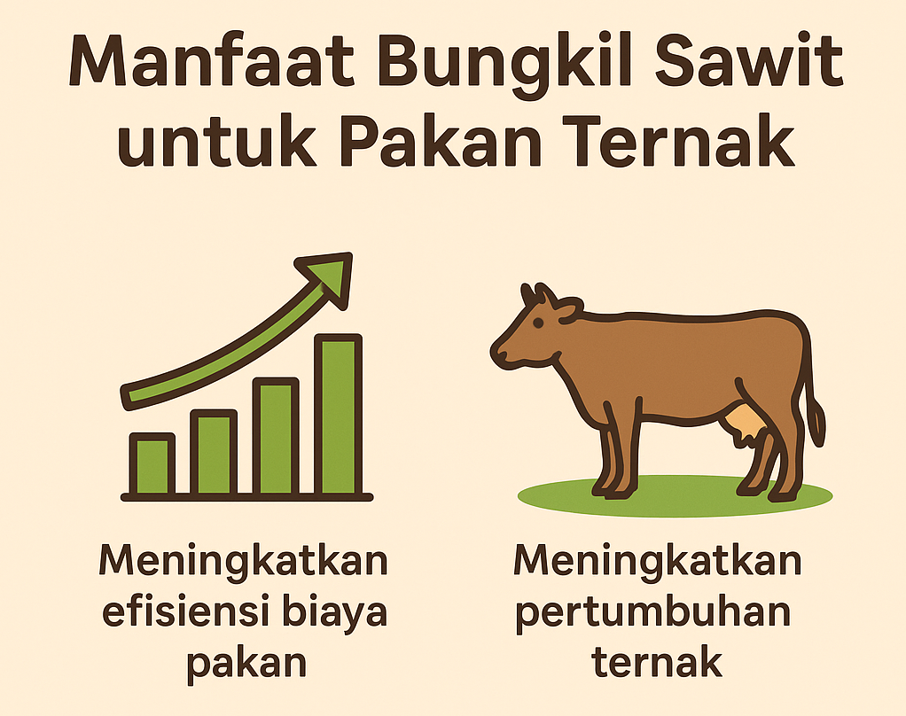 Manfaat Bungkil Sawit Untuk Pakan Ternak